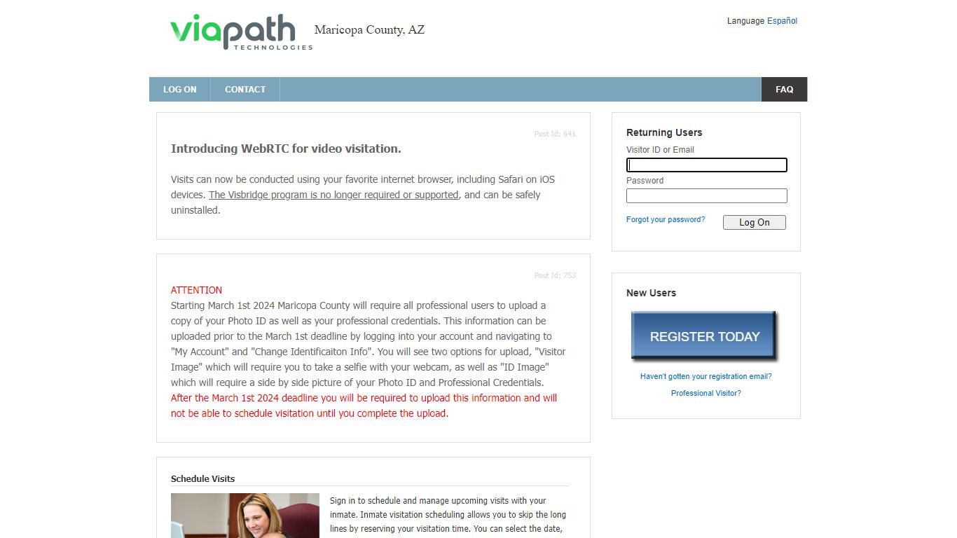 ViaPath Visitor Web 8.0 - GTLVisitMe
